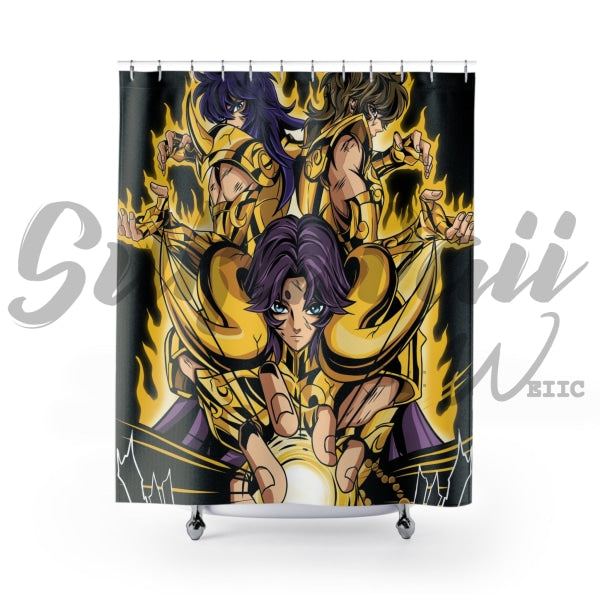 Athena Exclamation Shower Curtain Home Decor